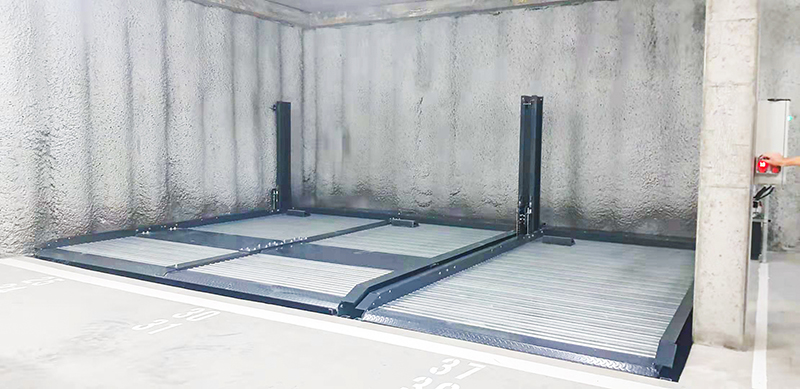 地坑式停車提高停車效率，還能省下不少空間